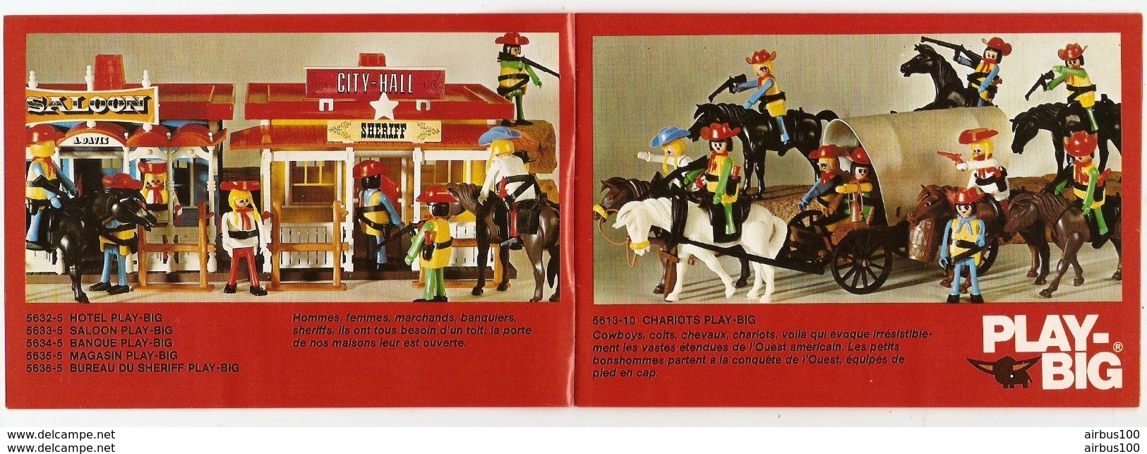 CATALOGUE PLAY BIG 1974 1978 PLAYMOBIL - 28 PAGES VERSION FRANCE - FURTH BAVIERE - Playmobil