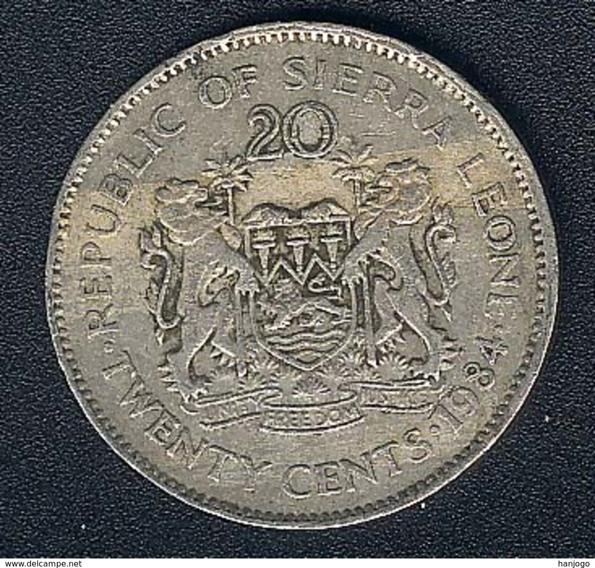 Sierra Leone, 20 Cents 1984 - Sierra Leona