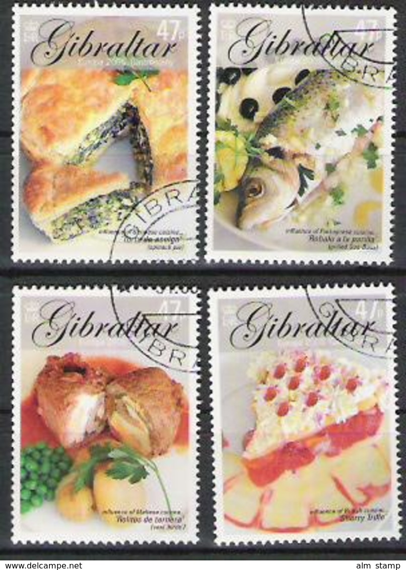 2005 Gibraltar    Mi. 1122-5 Used  Europa: Gastronomie. - Gibraltar