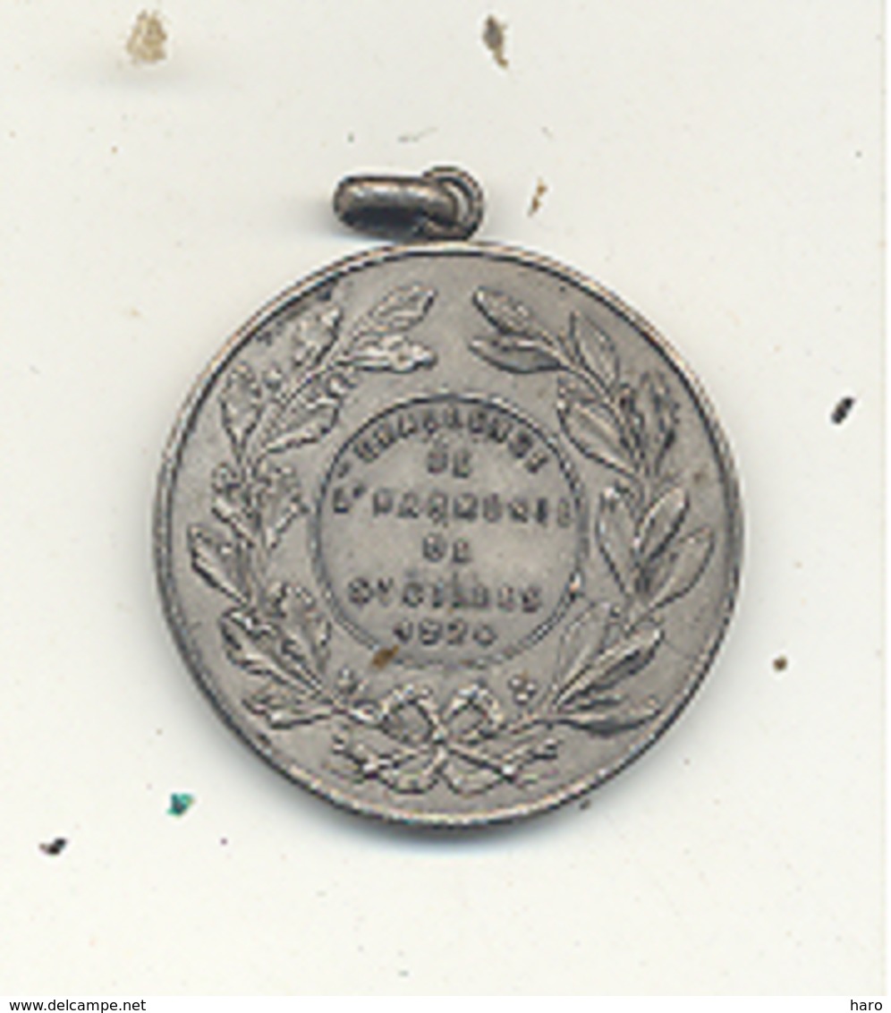 LUTTE - Médaille  Challenge De L' Harmonie De St Gilles  En 1924 (b244) - Autres & Non Classés