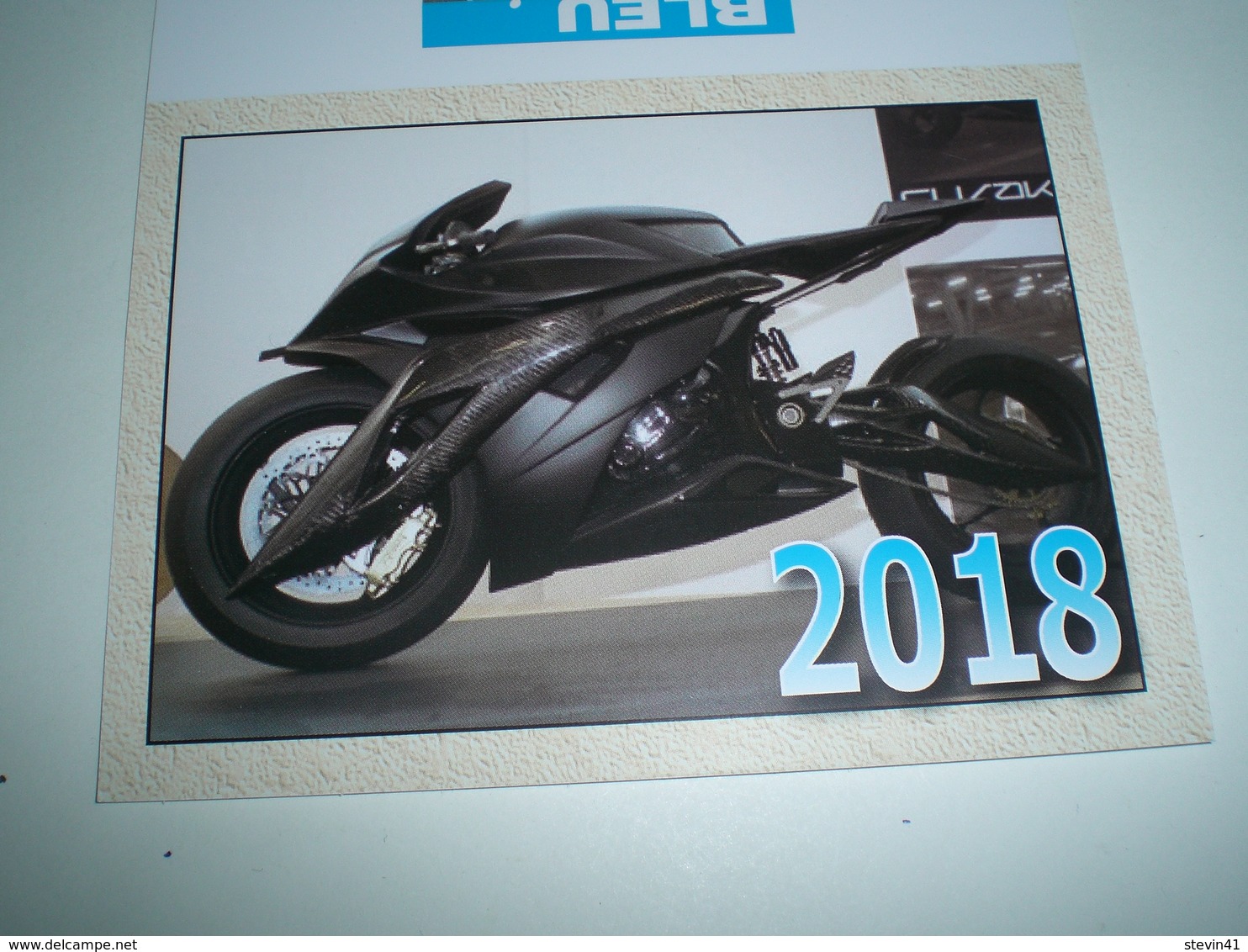 Calendrier De Poche 2018  Moto ( Petit, Mini, Publicitaire) - Petit Format : 2001-...