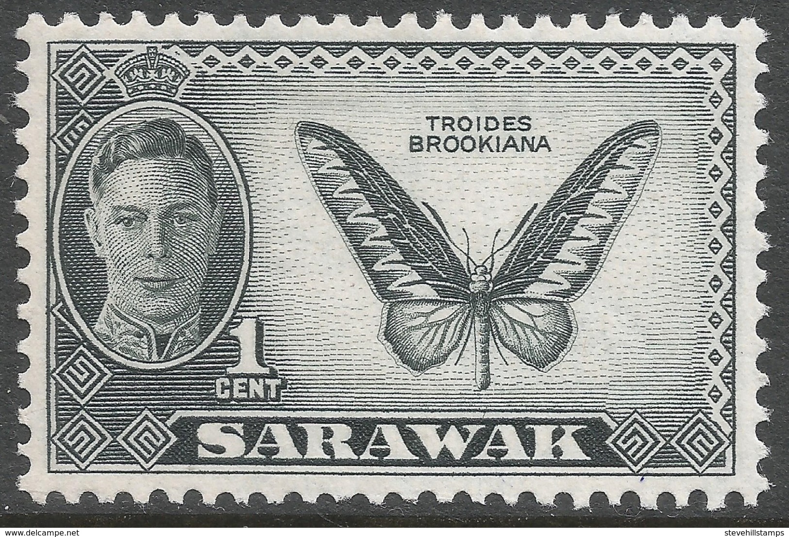 Sarawak. 1950 KGVI. 1c MH. SG 171 - Sarawak (...-1963)