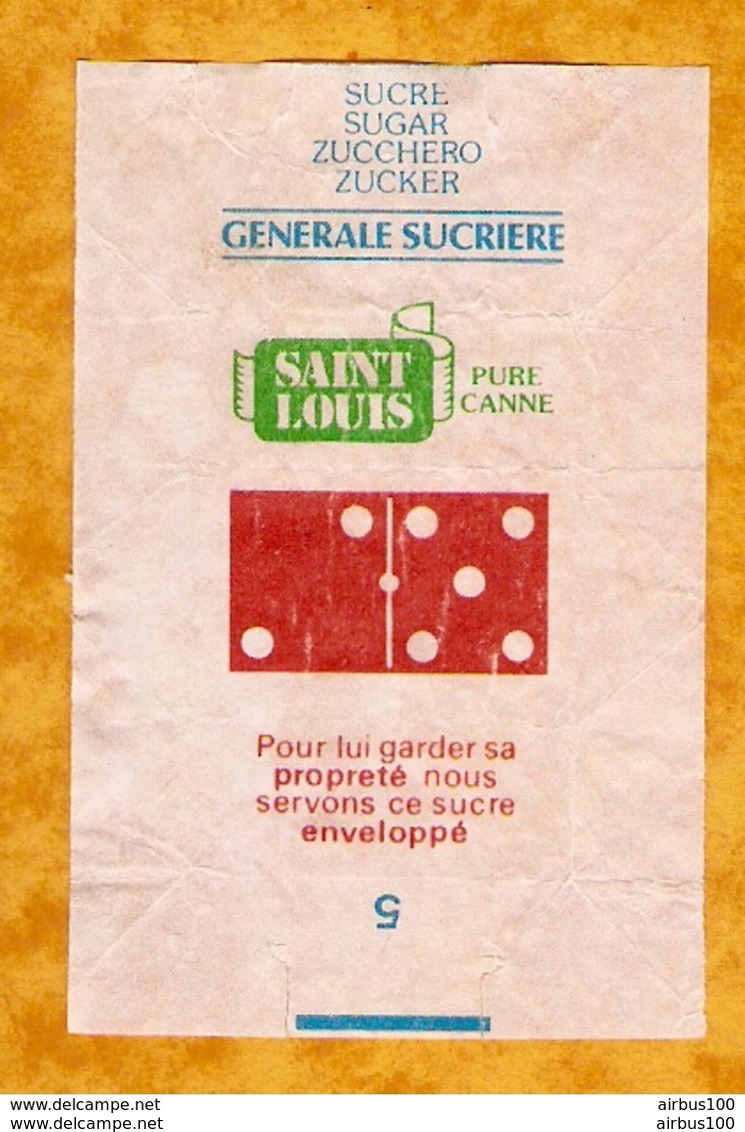 LOT DE 10 EMBALLAGES DE SUCRE SAINT LOUIS - JEU DE DOMINO - SUGAR ZUCKER ZUCCHERO - Autres & Non Classés