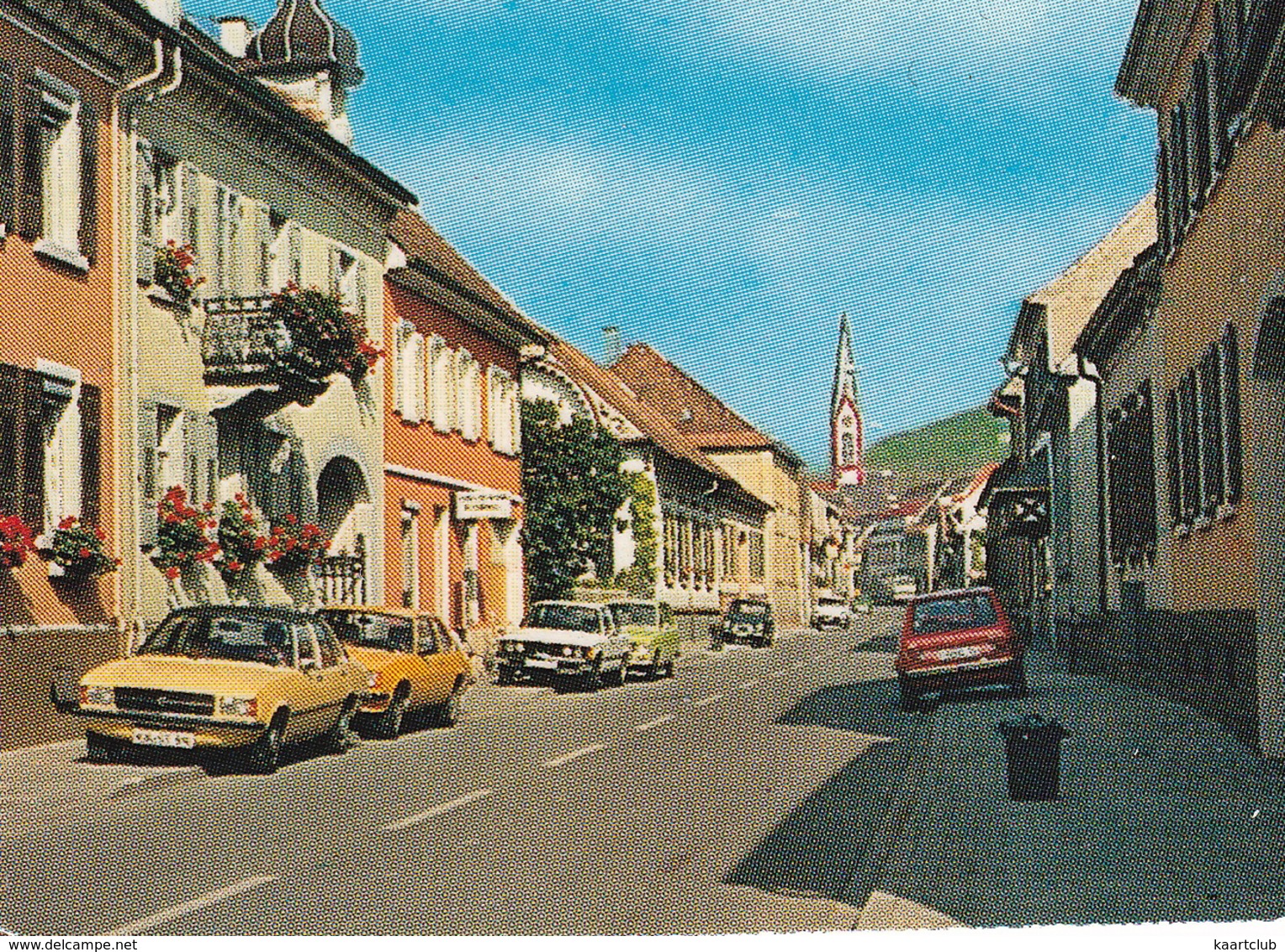 Ihringen: OPEL REKORD-D, VW PASSAT, GOLF & GOLF CABRIOLET - 'WG-Ihringen' - Kaiserstuhl - Toerisme