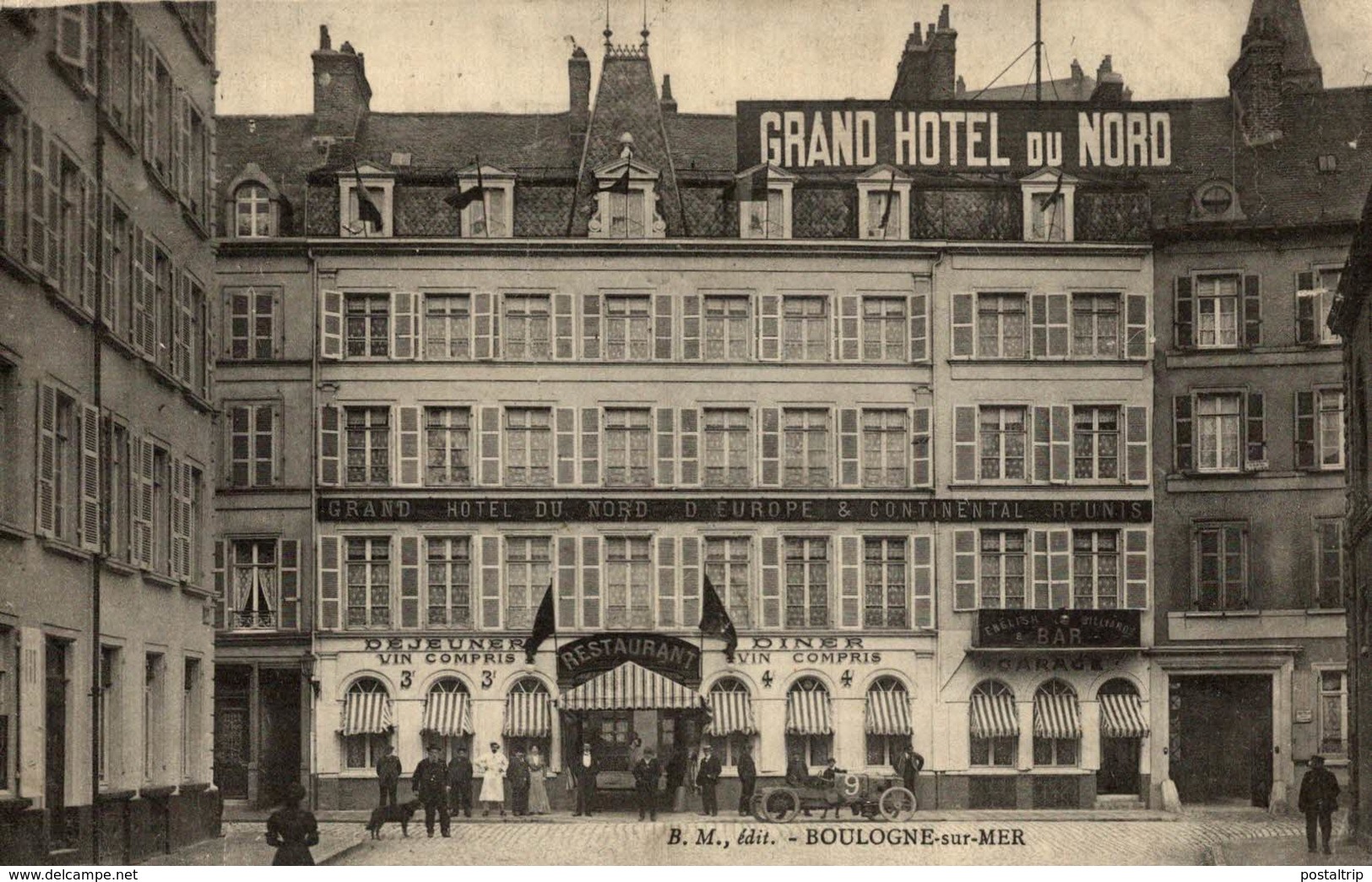 RARE   /// BOULOGNE SUR MER GRAND HOTEL DU NORD - Boulogne Sur Mer