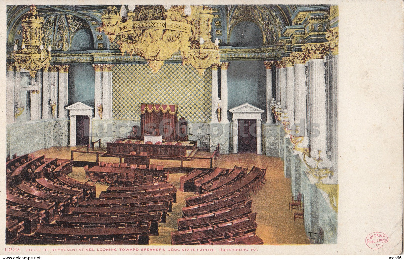 Harrisburg - House Of Representatives Toward Speaker's Desk, State Capitol - Harrisburg