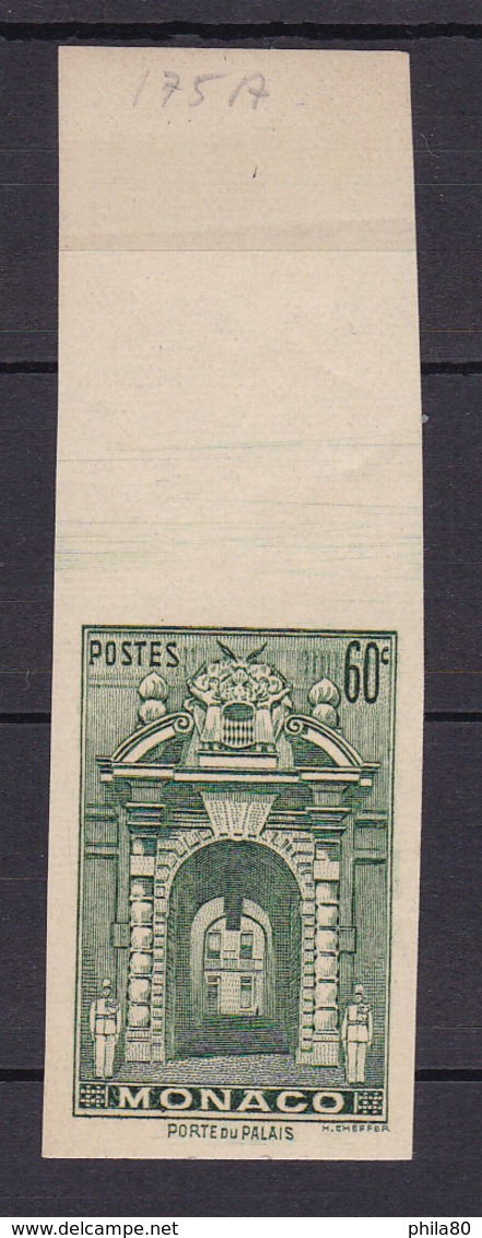 N° 175A** Non Dentelé - Unused Stamps