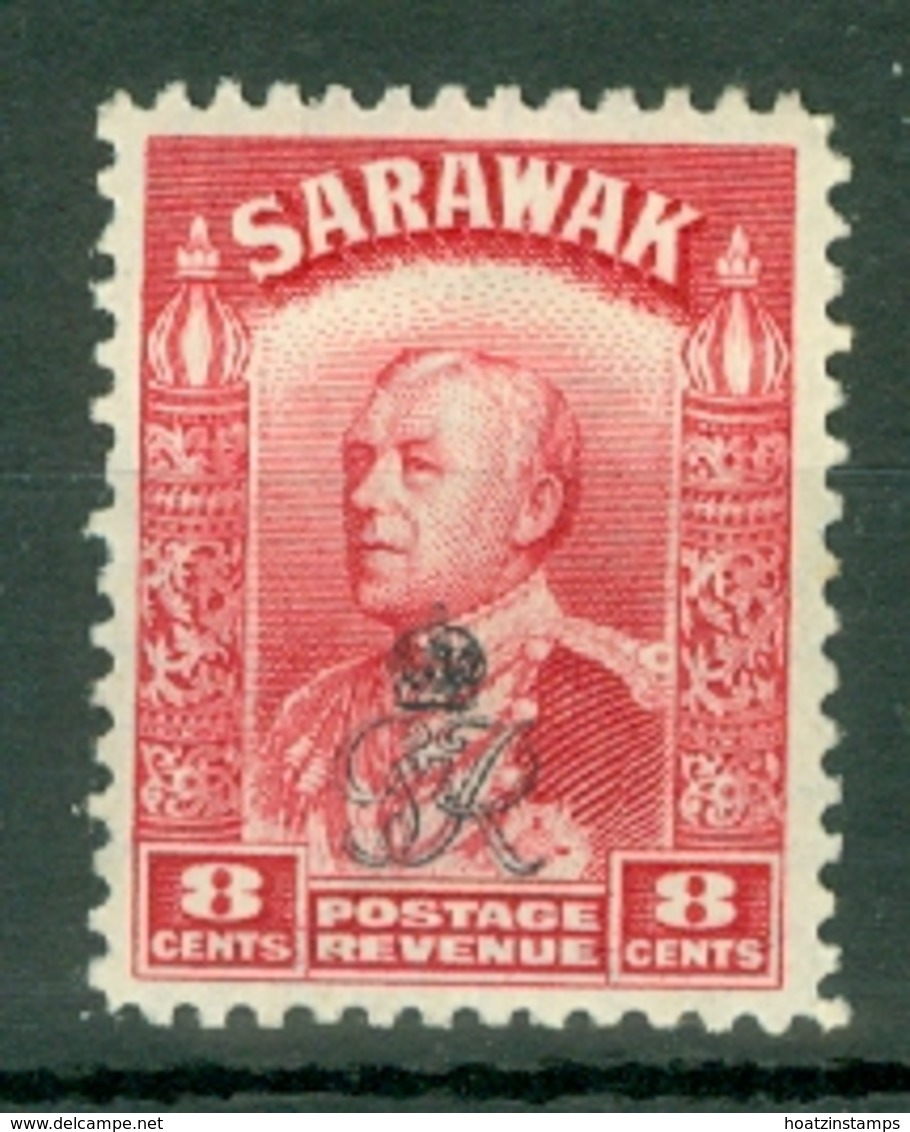 Sarawak: 1947   Charles Vyner Brooke 'Crown' OVPT  SG155     8c     MH - Sarawak (...-1963)