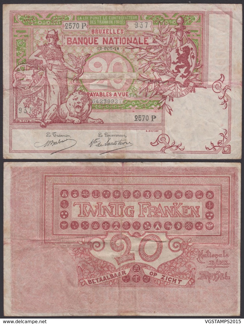 Billet De 20 Francs 12/10/14   (DD) DC1500 - 5-10-20-25 Francs