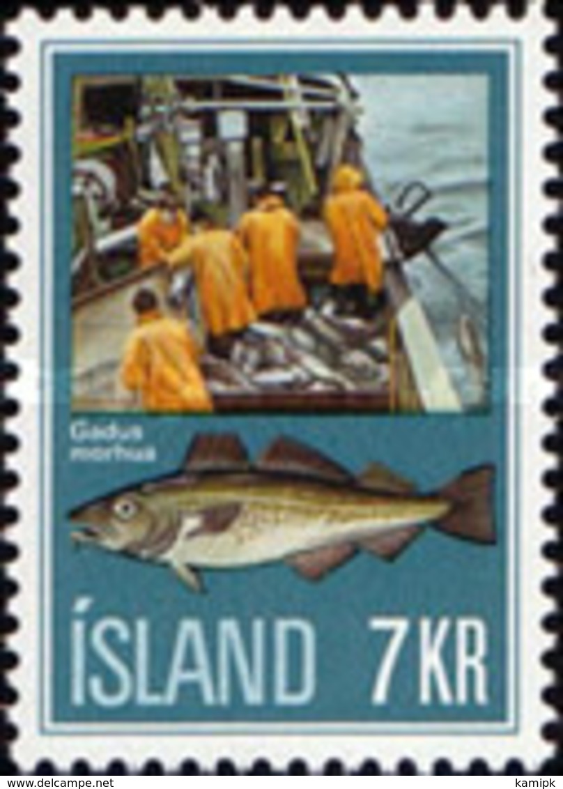 USED STAMPS Iceland - Fishing Industry  -1971 - Gebruikt