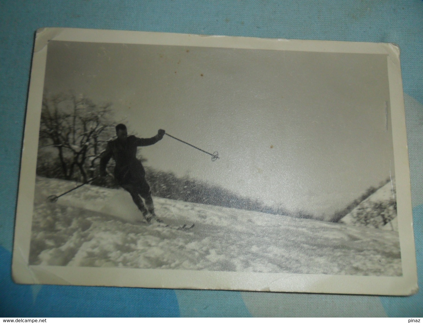 Foto ALPINO SUGLI SCI CHIUSA PASIO 1941 - Persone Anonimi