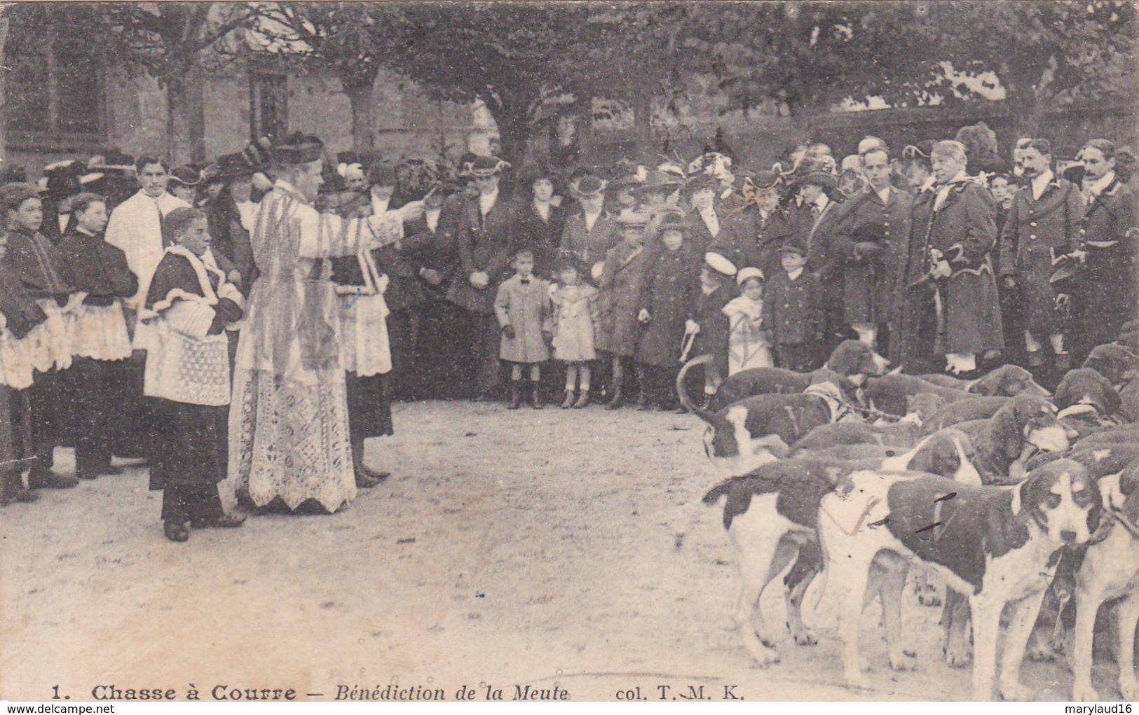 Chasse à Courre - Bénédiction De La Meute (St Hubert à Florine Foret D'Halatte) - Chasse