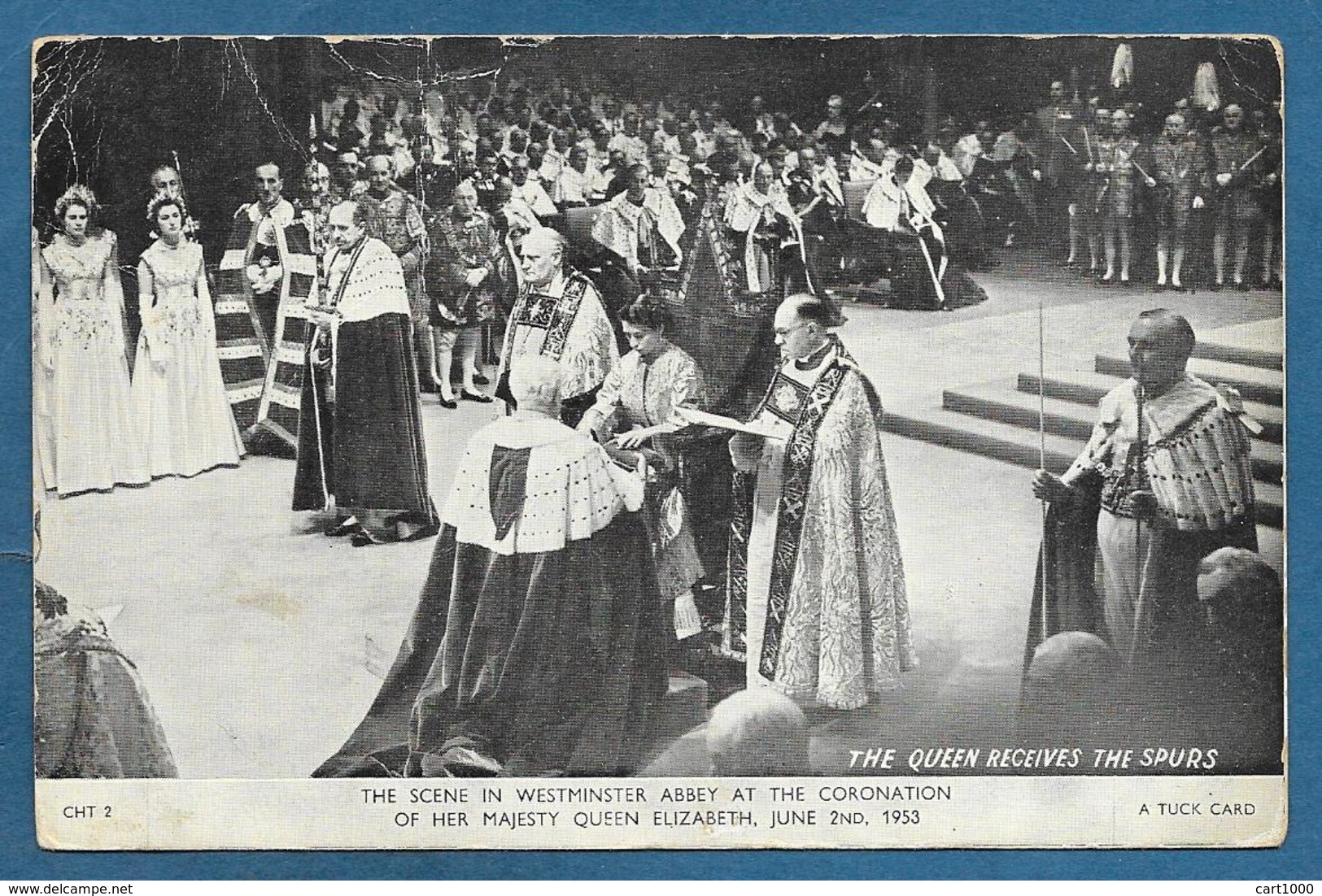 THE SCENE IN WESTMINSTER ABBEY AT THE CORONATION OF HER MAJESTY QUEEN ELIZABETH 1953 - Königshäuser