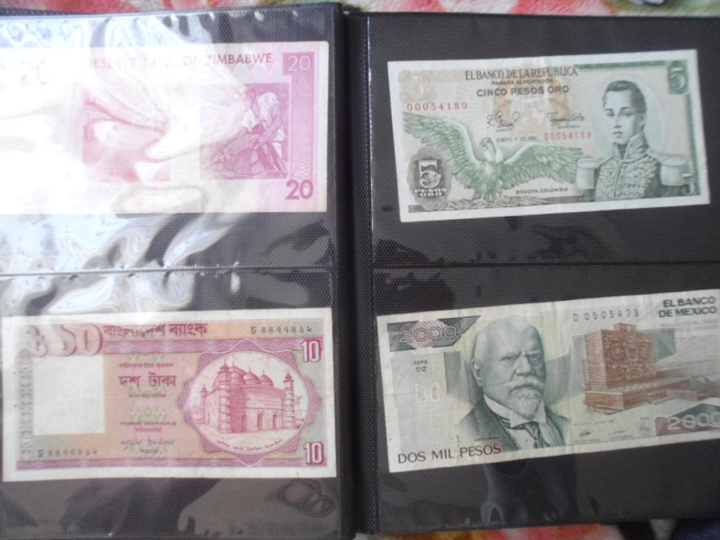 LOT BILLETS DE BANQUE MONDE 90 PCS NEUF + 55 PCS CIRCULEES/// BANKNOTES WORLD BANK 90 Pcs UNC + 55 PCS CIRCULATED - Autres & Non Classés