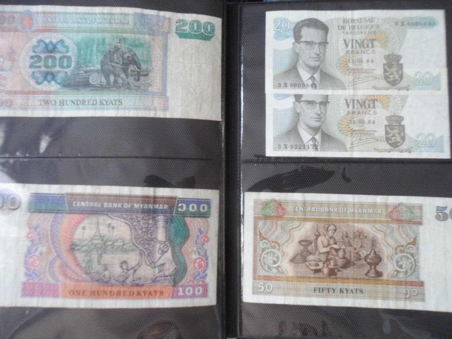 LOT BILLETS DE BANQUE MONDE 90 PCS NEUF + 55 PCS CIRCULEES/// BANKNOTES WORLD BANK 90 Pcs UNC + 55 PCS CIRCULATED