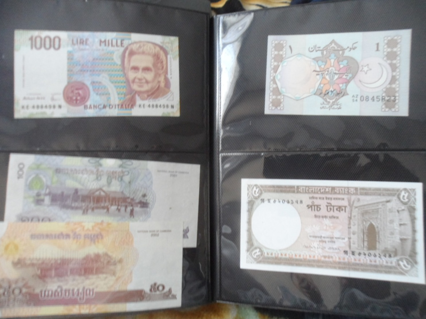 LOT BILLETS DE BANQUE MONDE 90 PCS NEUF + 55 PCS CIRCULEES/// BANKNOTES WORLD BANK 90 Pcs UNC + 55 PCS CIRCULATED