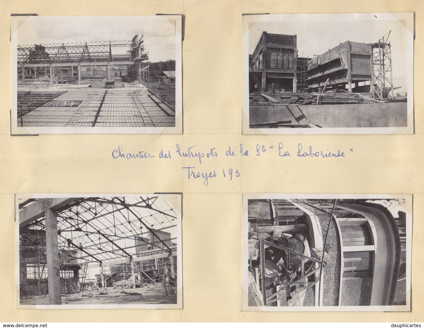 TROYES, Juin 1932 : 14 Photos, Les Chantiers De La Société La Laborieuse, Quai Dampierre. - Lieux