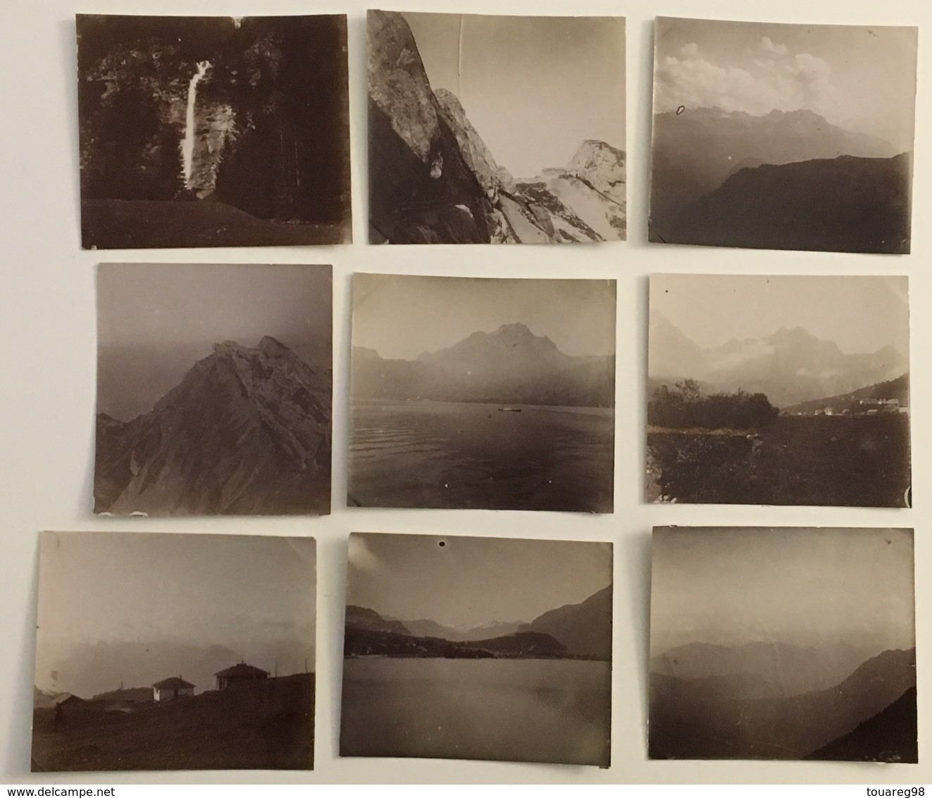 Alpes. Suisse. Glacier. Berne. Cascade. Haute-Savoie. Vers 1900. 29 Photos. Montagne. - Anciennes (Av. 1900)