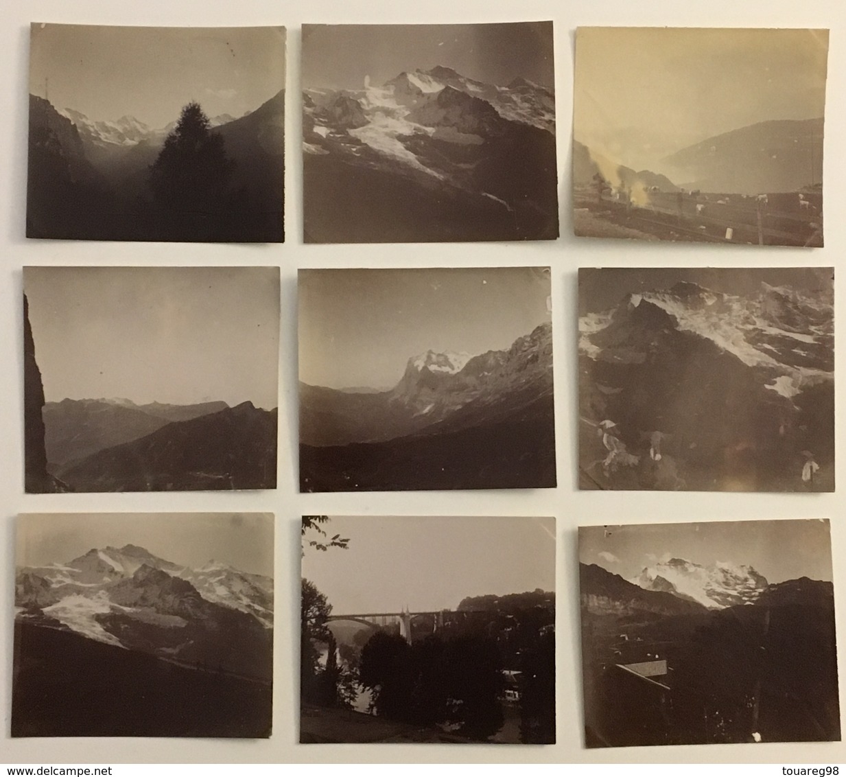 Alpes. Suisse. Glacier. Berne. Cascade. Haute-Savoie. Vers 1900. 29 Photos. Montagne. - Anciennes (Av. 1900)