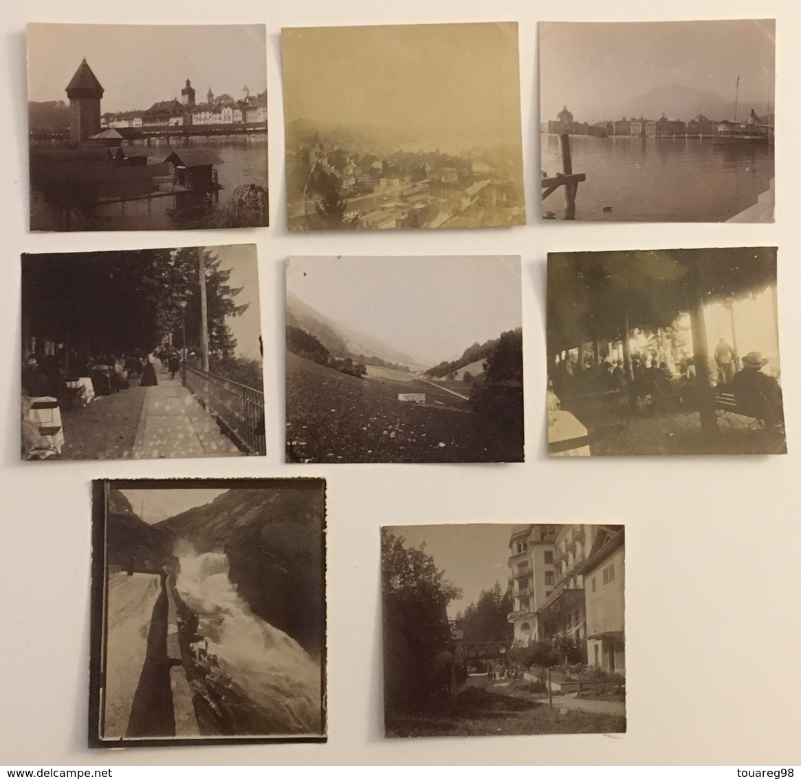 Alpes. Suisse. Montagne. Lucerne. Interlaken. Altdorf. Vers 1900. 35 Photos. Lac. Église. Cascade. - Anciennes (Av. 1900)