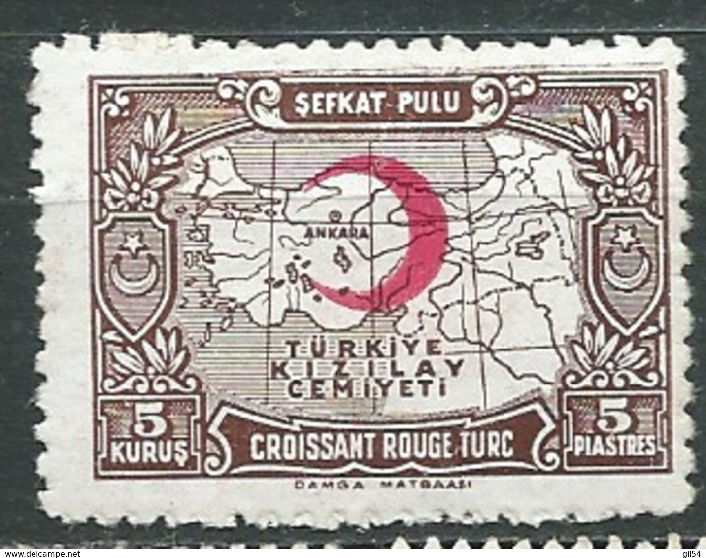 Turquie  - Timbre De Bienfaisance   - Yvert N °  26 *   Abc 30518 - Neufs