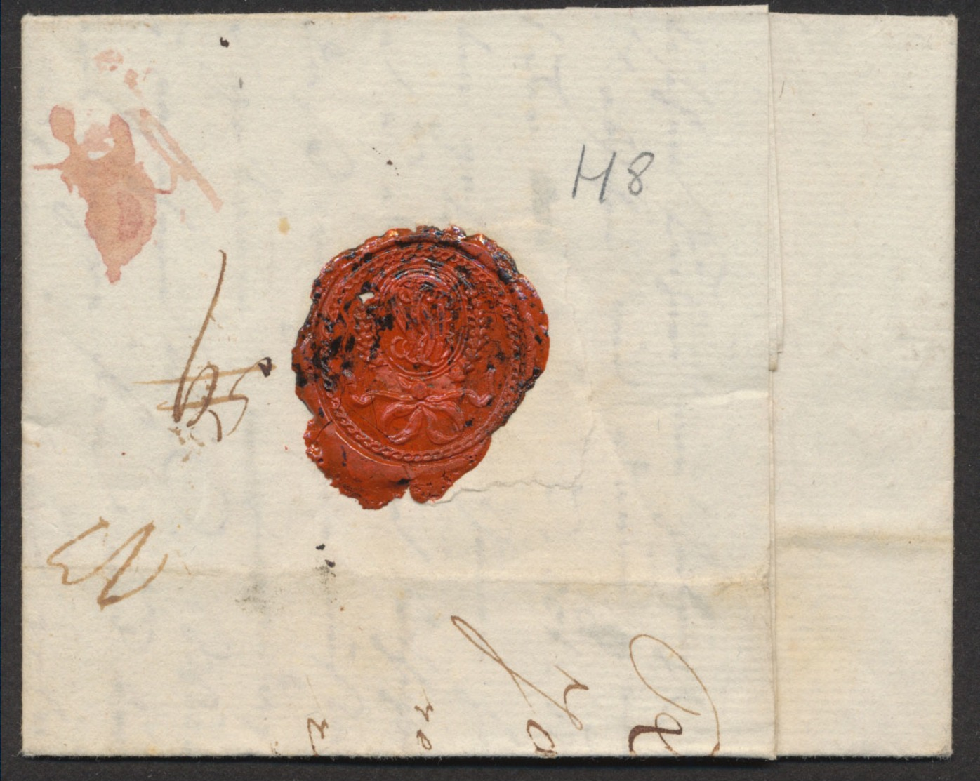 Précurseur - LAC Datée Du 15/5/1788 + Obl Linéaire MASEYCK Et Franco Wesell Vers Bourdeaux. Plusieurs Taxe Biffés - 1790-1794 (Oostenrijkse Revolutie En Franse Inval)