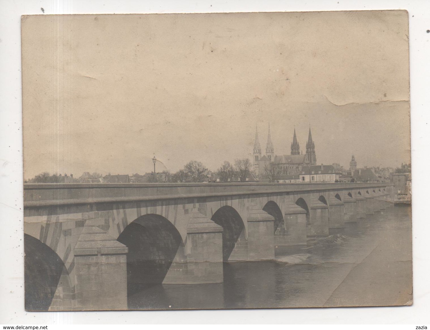 03.491/ Photo (11,5x9 Cm) MOULINS - Pont Régemortes - Lieux