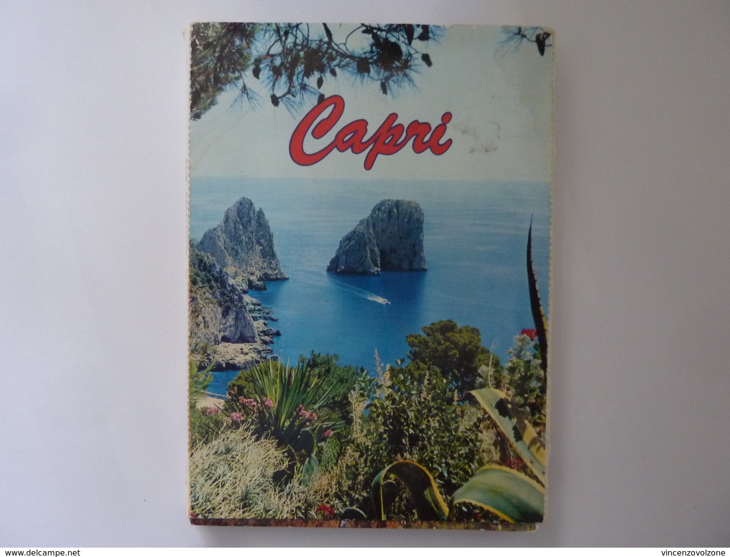 Pieghevole A Soffietto "CAPRI" Anni '70 - Dépliants Turistici