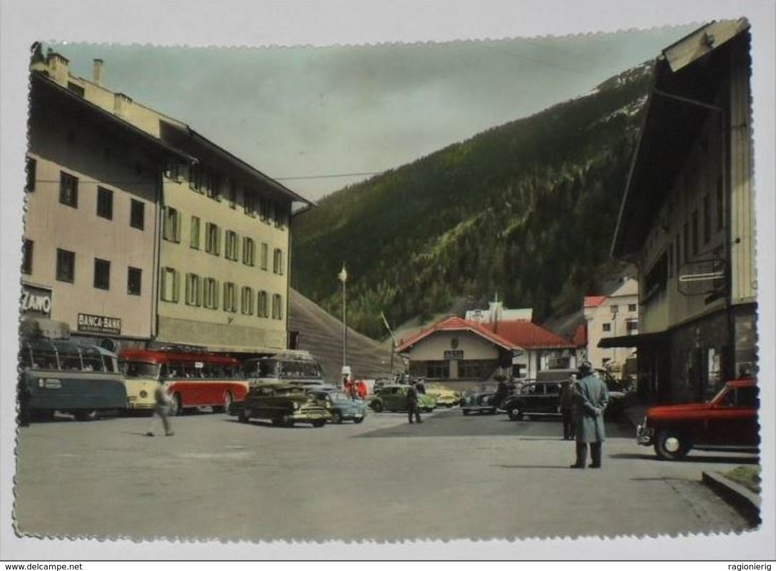 BOLZANO / BOZEN - Passo Del Brennero - Dogana / Frontiera / Confine Di Stato - Bus / Autobus / Corriera - Auto - 1958 - Bolzano