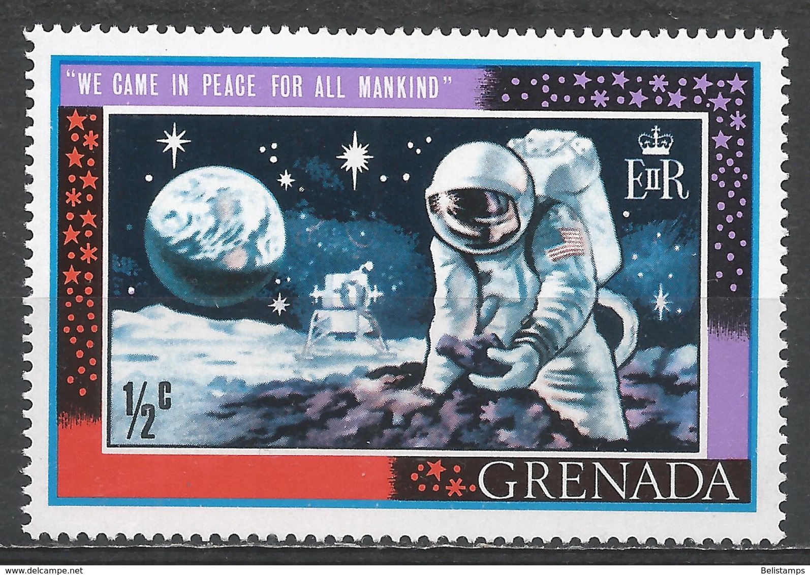 Grenada 1969. Scott #328 (MNH) Astronaut * - Grenade (...-1974)