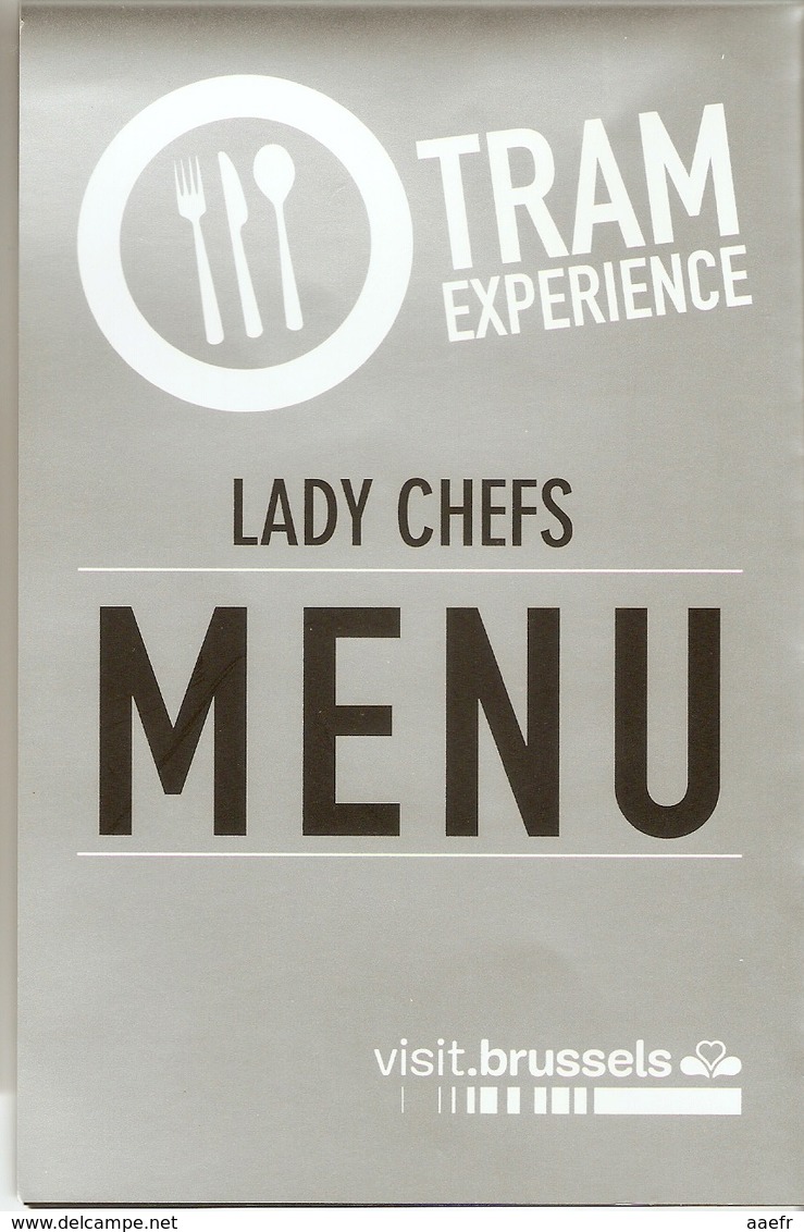 Menu - Lady Chefs, TRAM Experience - Bruxelles 2017 - Chef: Liz Galizia De Puebla, Mexique - Menus