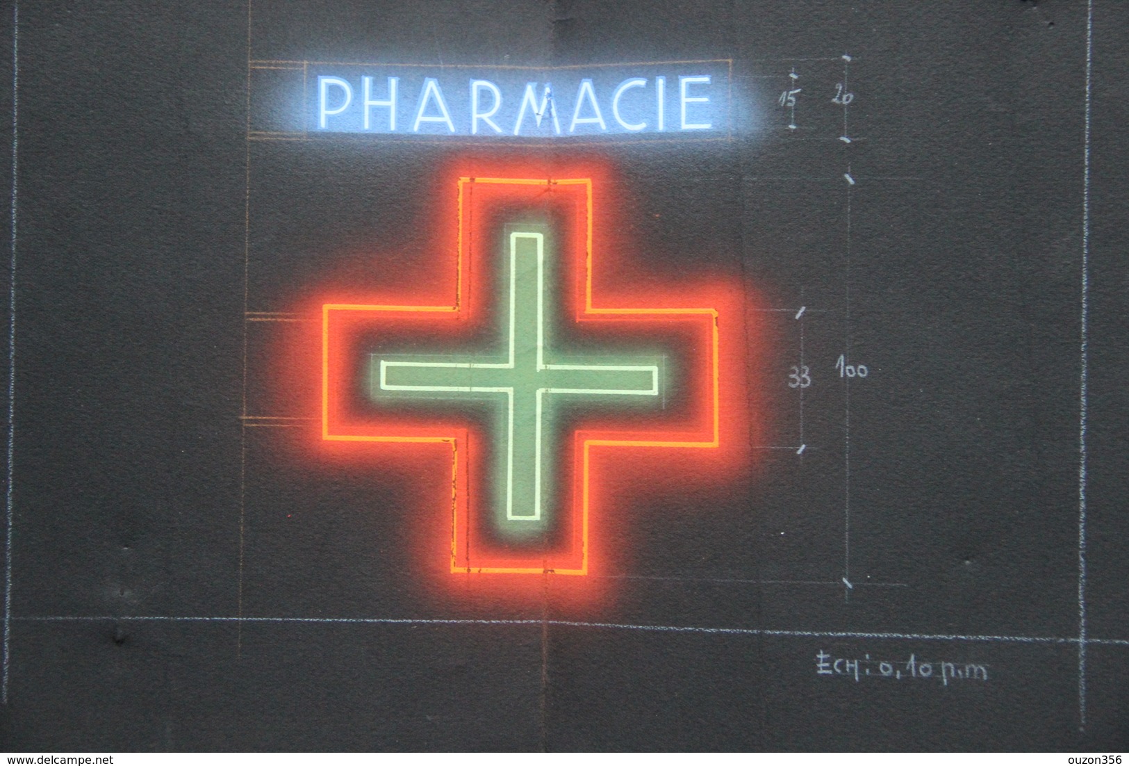 Pharmacie Deiber à Champigneulles (Meurthe-et-Moselle) : Croix De Pharmacie (devis, Dessins), 1938 - 1900 – 1949