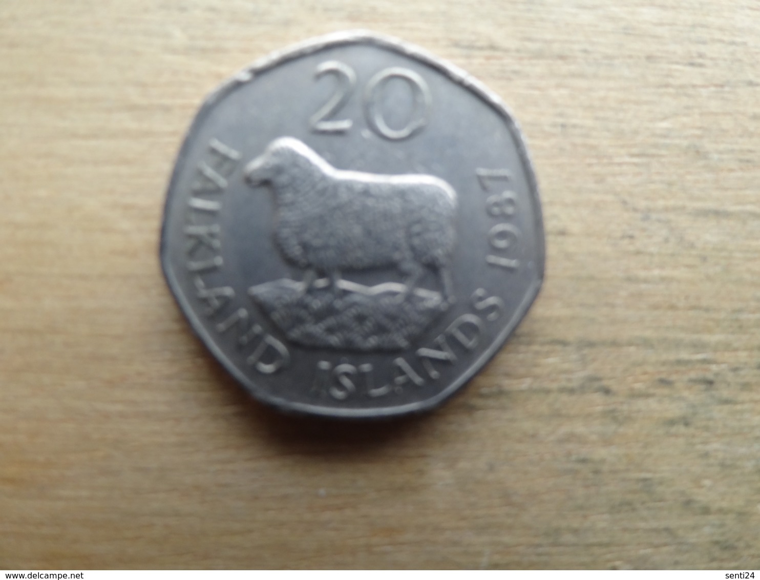 Falkland  20  Pence  1987  Km 17 - Falkland Islands