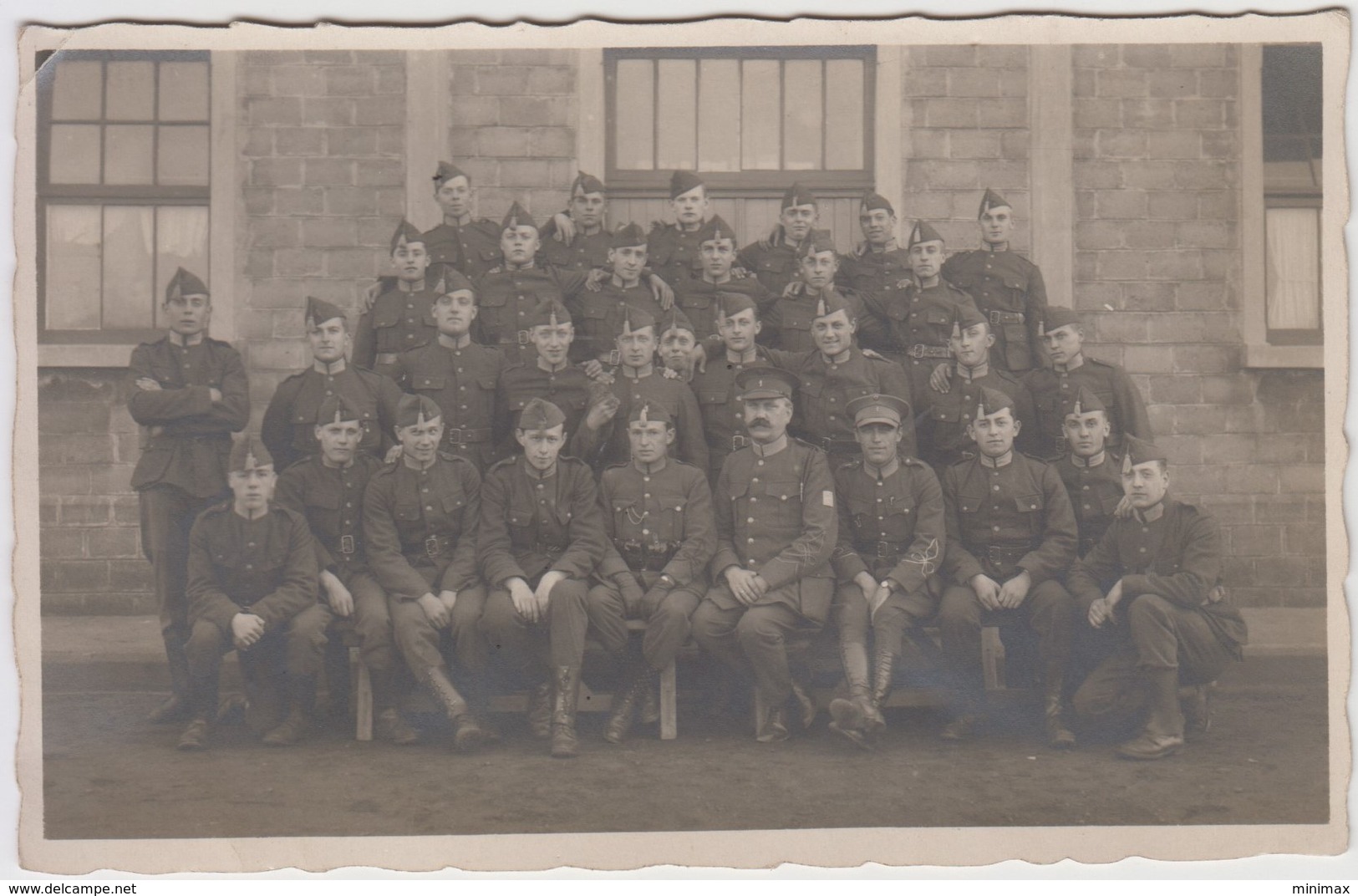 Carte Photo - Groupe De Militaires - Other & Unclassified