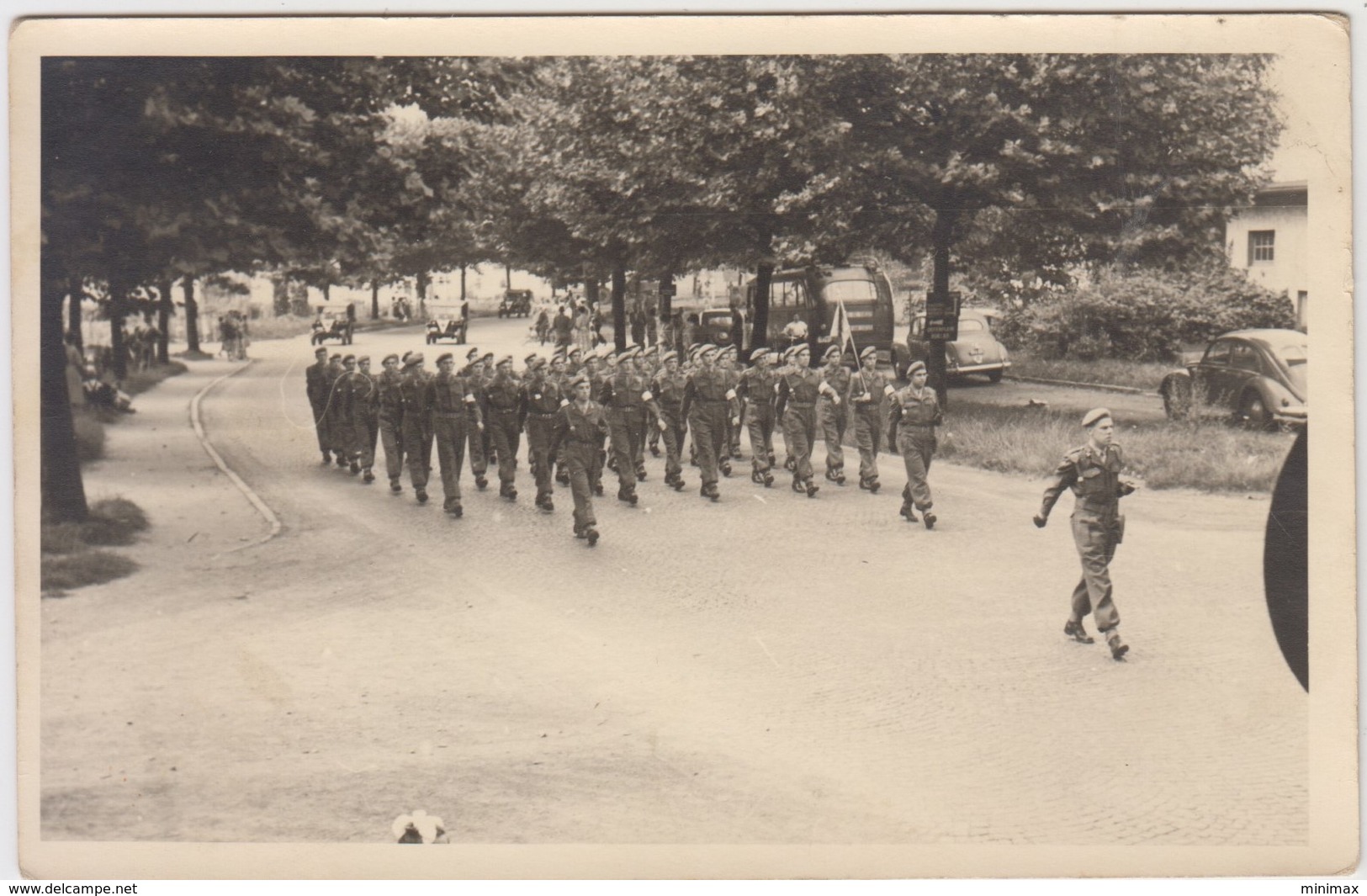 Carte Photo - Groupe De Militaires - Autres & Non Classés