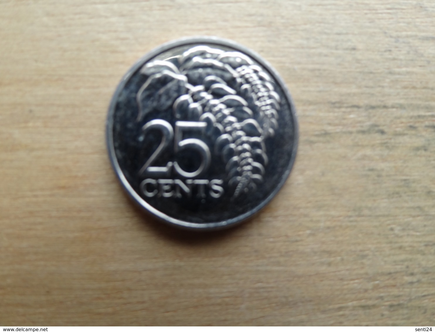 Trinite & Tobago  25  Cents  2014  Km !!! - Trinité & Tobago