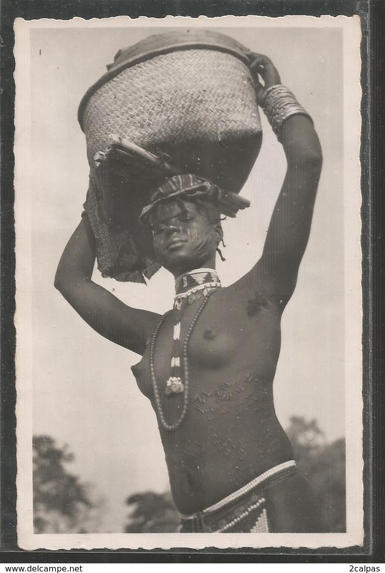 Tchad - Femme Sara Seins Nus - Nude Ethnique - Erotique - Scarifications Sur  Visage Et Corps - Photo Pauleau ? - Tchad