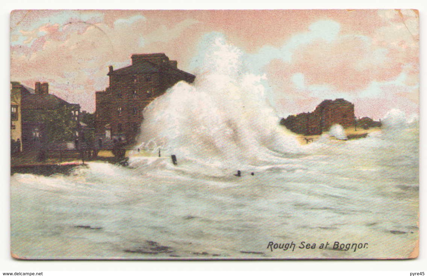 GRANDE BRETAGNE ROUGH SEA AT BOGNOR PLIURES AUX ANGLES - Bognor Regis