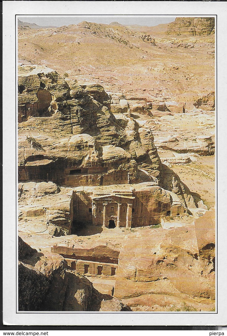 GIORDANIA - PETRA - TOMBE - EDIZ DE AGOSTINI - Giordania