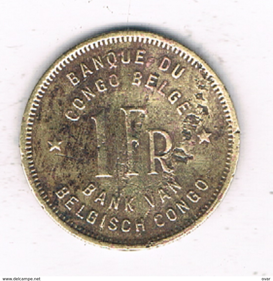 1 FRANC 1946  BELGISCH CONGO /0391/ - 1945-1951: Régence