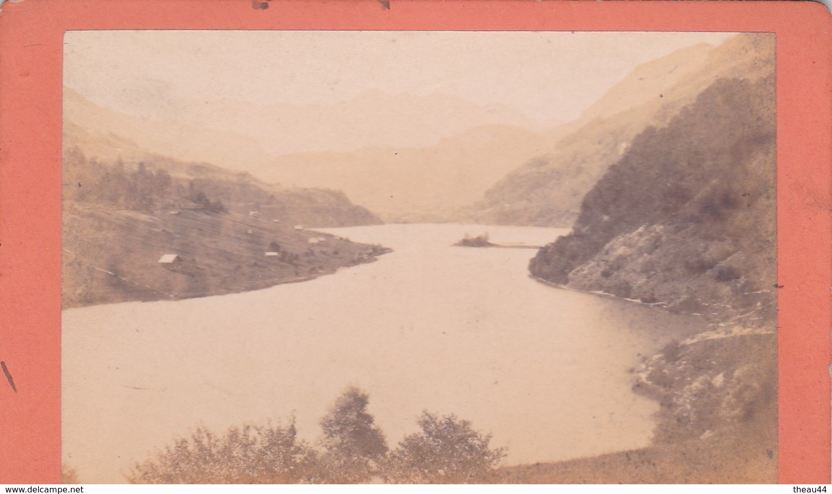 ¤¤   -   Carte De Visite  -  CDV  -  SUISSE  -   Lac De Lungern  -  Route Du Brunic  - Voir Description   -   ¤¤ - Lungern