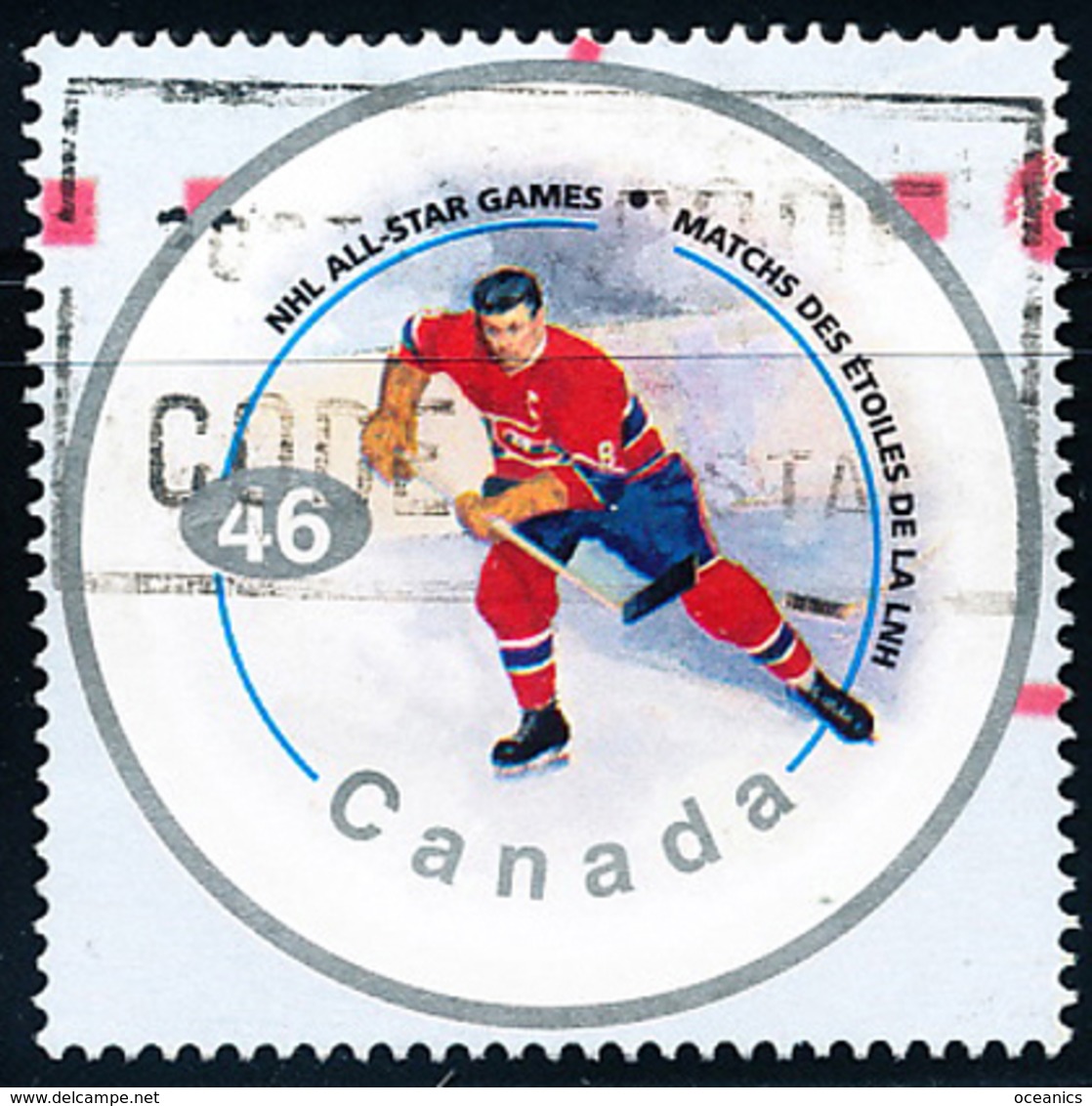 Canada (Scott No.1838c - NHL All Star) (o) - Oblitérés