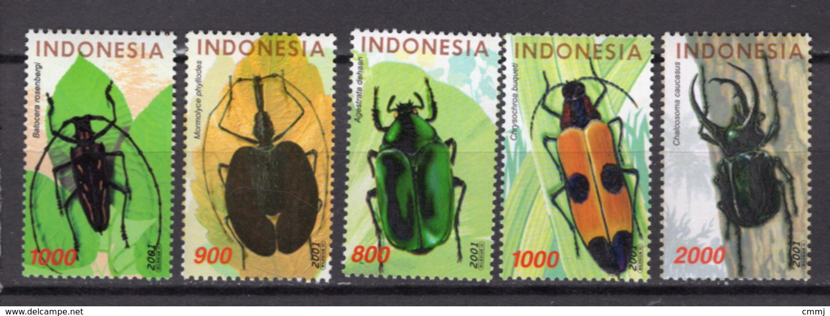 2001 - INDONESIA - Catg.. Mi. 2140/2144 - NH - (CW1822.6) - Indonesia