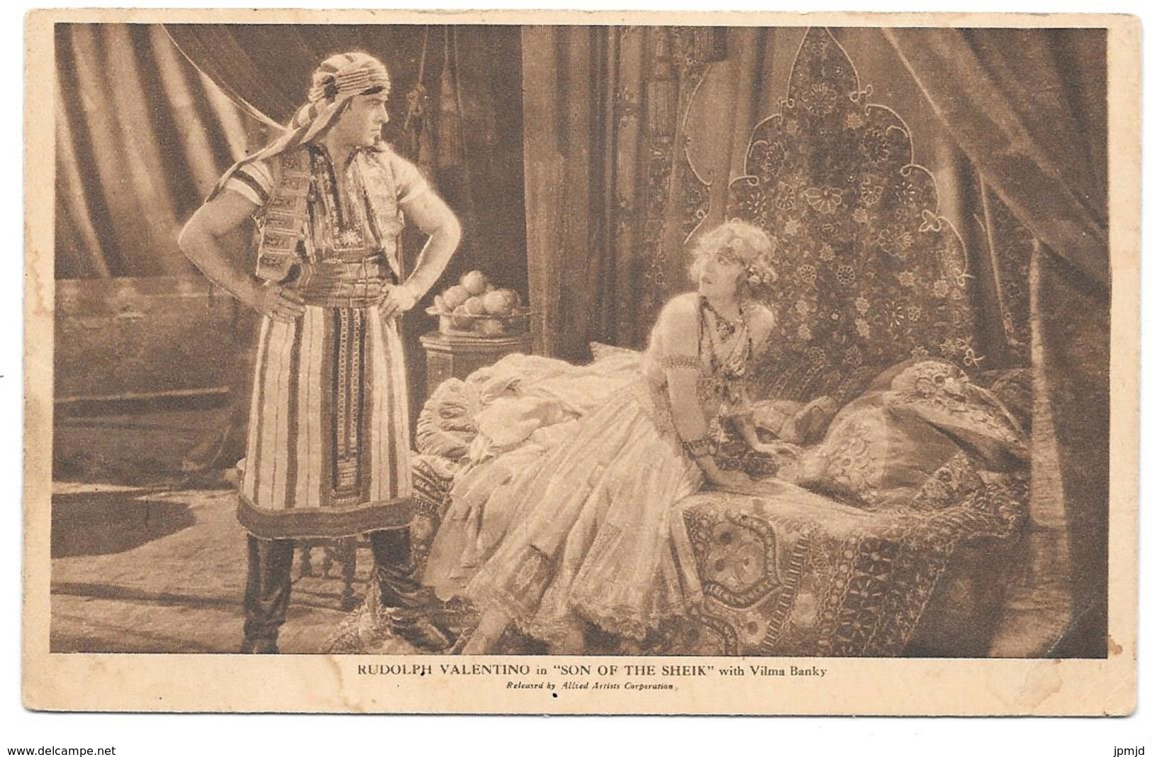 RUDOLPH VALENTINO In "SON OF THE SHEIK" With Vilma Banky - Released By Allied Artists Co. - Shampooing BUTYWAVE - Acteurs