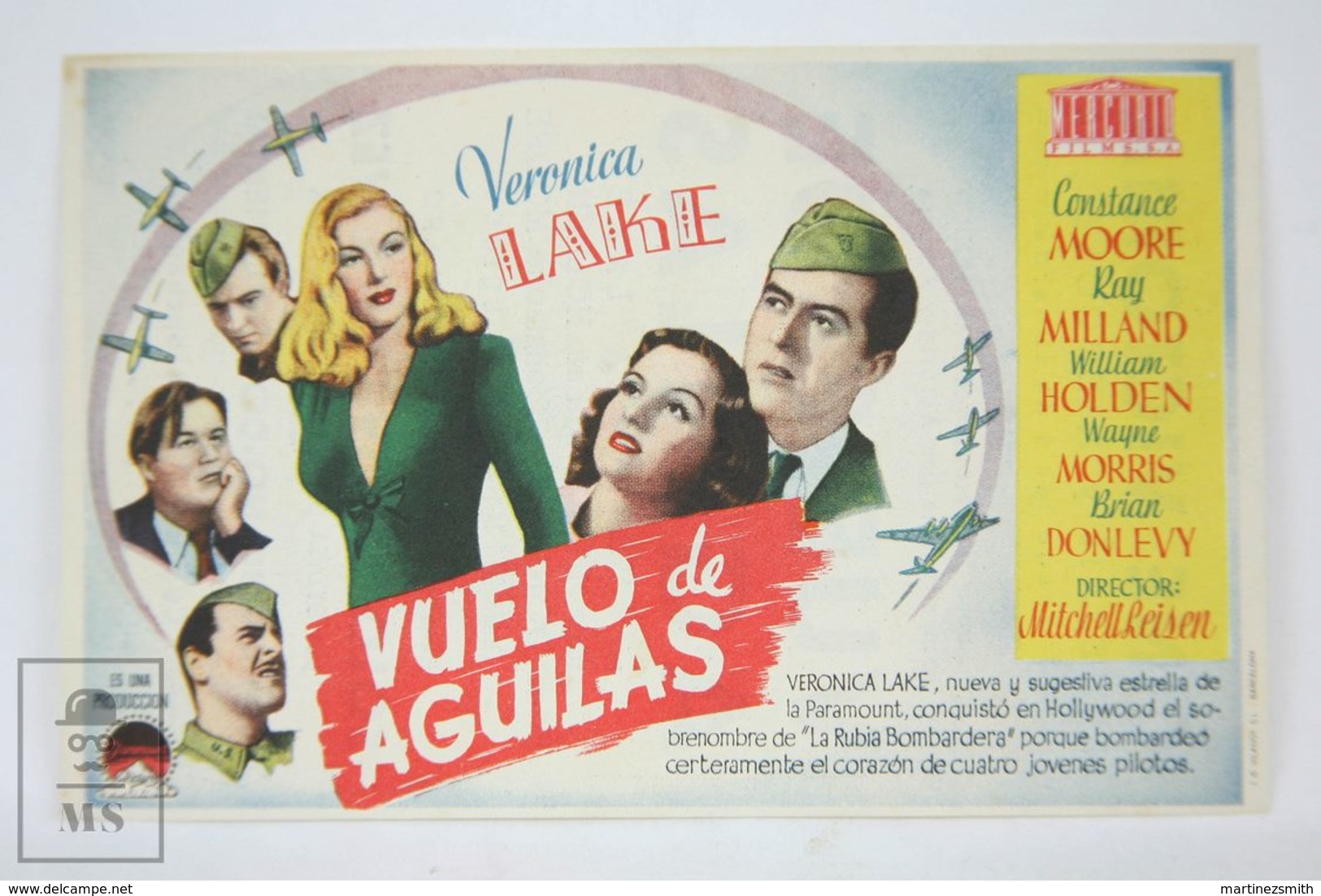 Original 1941 I Wanted Wings Cinema / Movie Advt Brochure - Ray Milland,  William Holden,  Wayne Morris - Cinema Advertisement