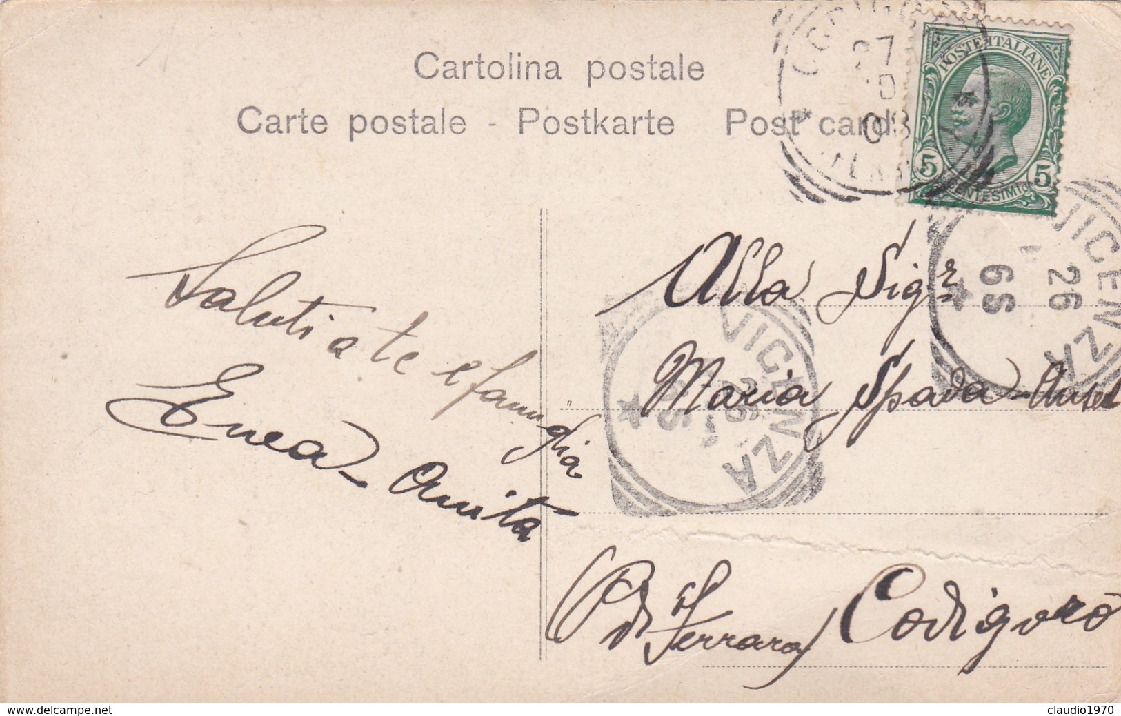 CARTOLINA - POSTCARD - VICENZA -  MONTE BERICO - IL SANTUARIO - Vicenza