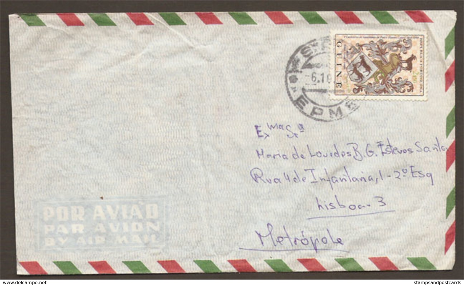 Guinée Portugaise Bissau Courrier Des Armées 1968 SPM Guerre Coloniale FPO Militar Mail Colonial War - Guinea-Bissau