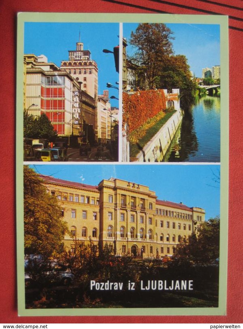 Ljubljana / Laibach - Mehrbildkarte "Pozdrav Iz Ljubljane" - Slowenien