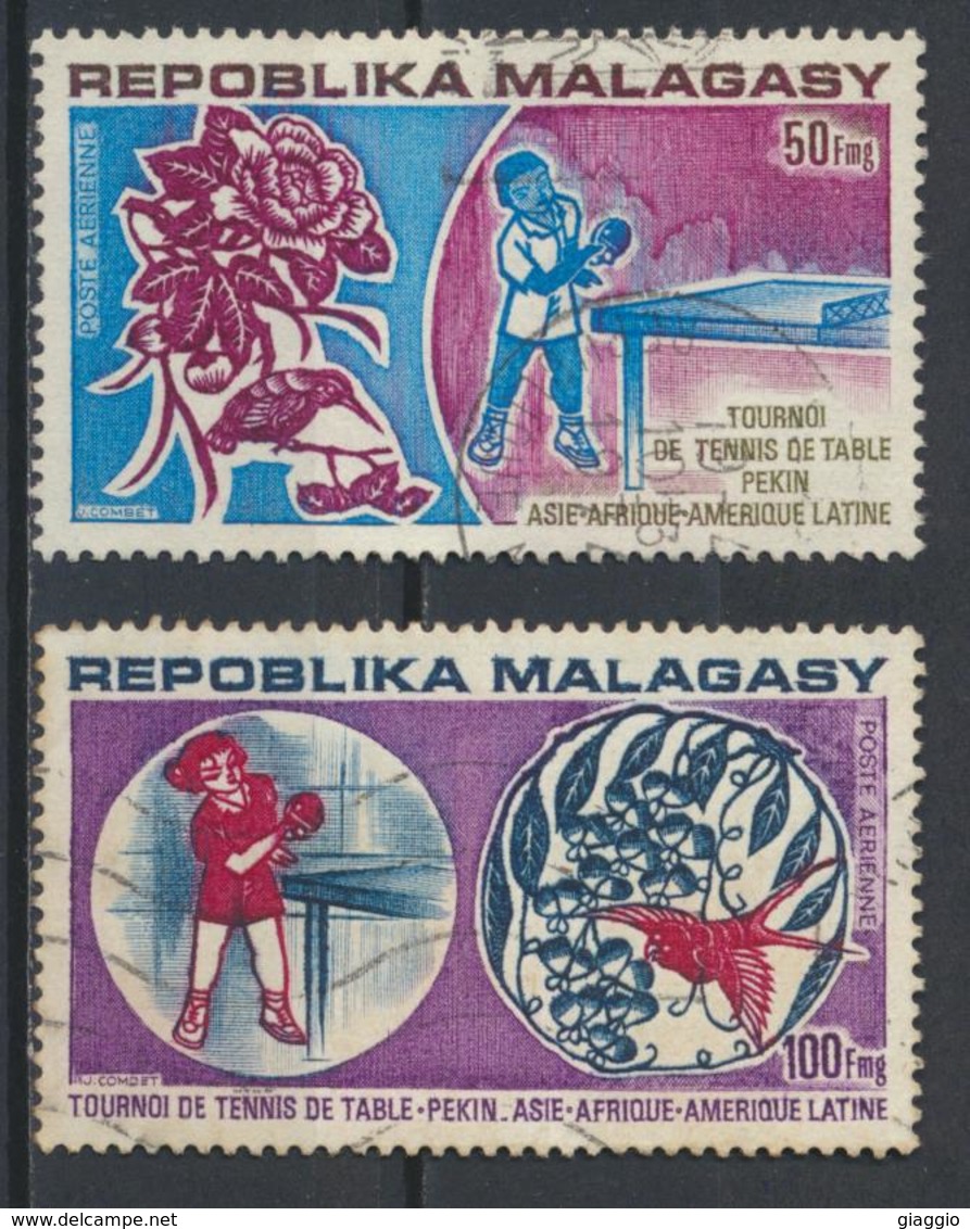 °°° MADAGASCAR - Y&T N°137/38 PA - 1974 °°° - Madagascar (1960-...)