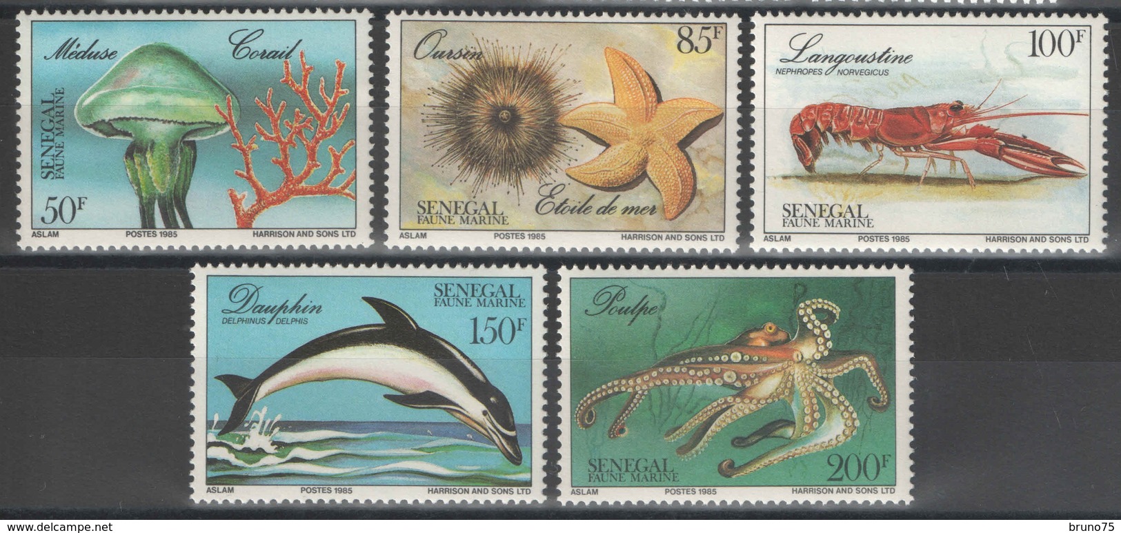 Sénégal - YT 685-689 ** - Faune Marine - Sénégal (1960-...)